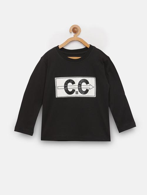 black graphic  t-shirt - 18113969 - Very Small Image - 1