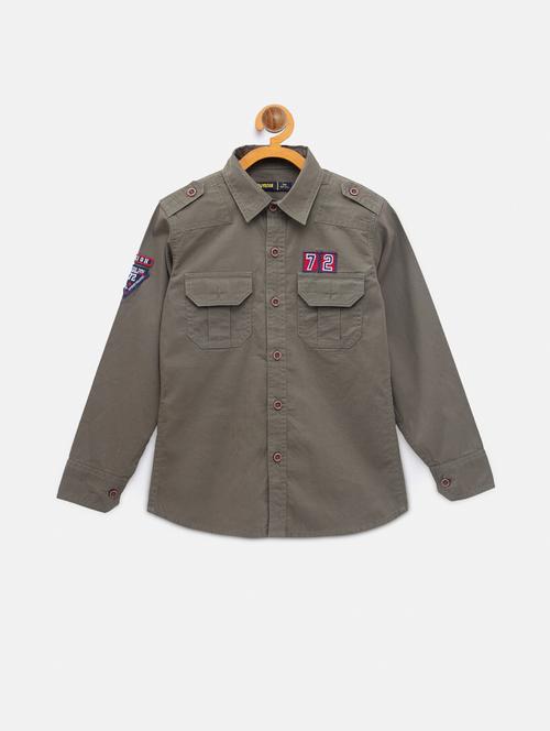 long sleeved solid shirt - 18114117 - Very Small Image - 1