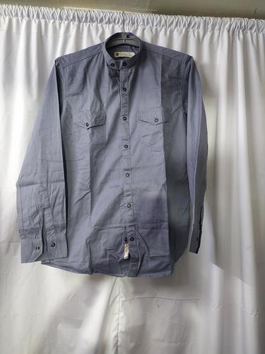 shirts for man chains collar grey  - 18120445 - Very Small Image - 1