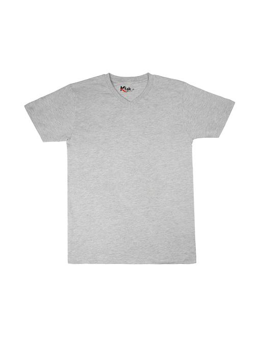 grey solid t-shirt - 18133592 - Very Small Image - 1