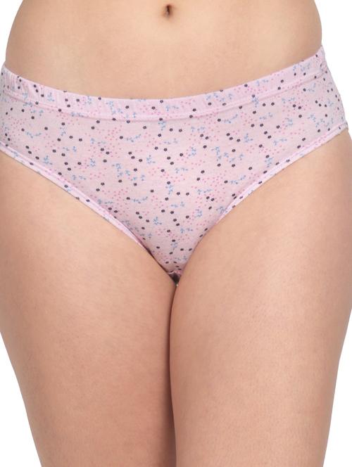 pink cotton regular panty - 18138525 - Very Small Image - 1
