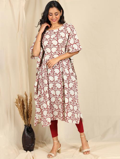 women's kaftan kurta - 18140769 - Very Small Image - 1