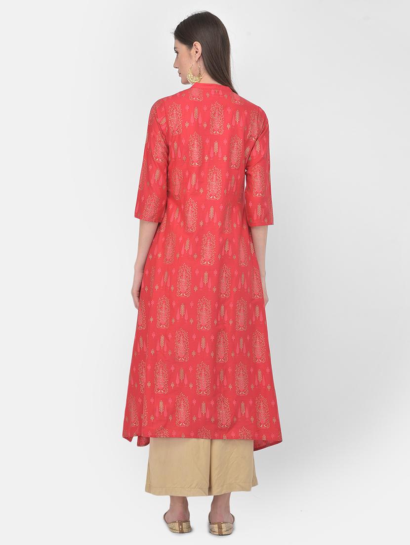 women's asymmetric kurta - 18141355 - Standard Image - 3