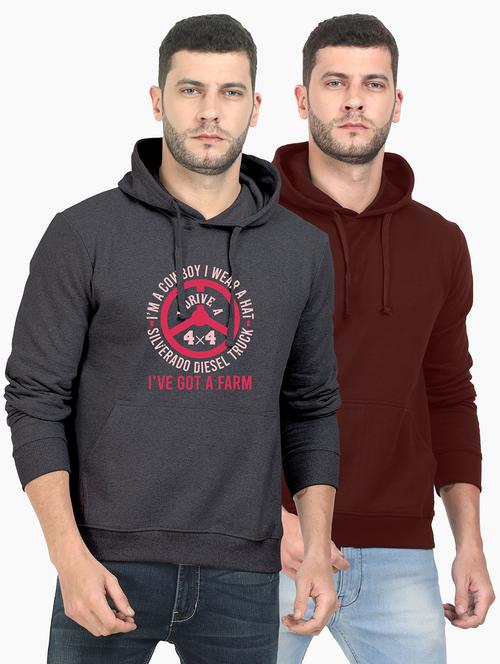 set of 2 hooded sweatshirt - 18143881 - Very Small Image - 1
