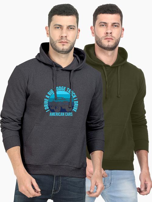set of 2 printed sweatshirt - 18144357 - Very Small Image - 1