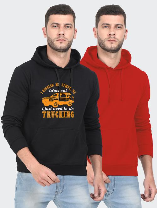 set of 2 printed sweatshirt - 18144427 - Very Small Image - 1