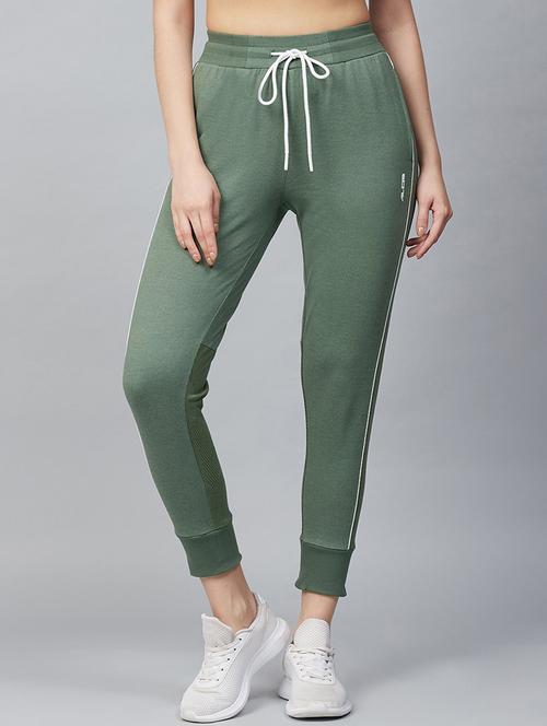 green cotton track pants - 18144952 - Very Small Image - 1