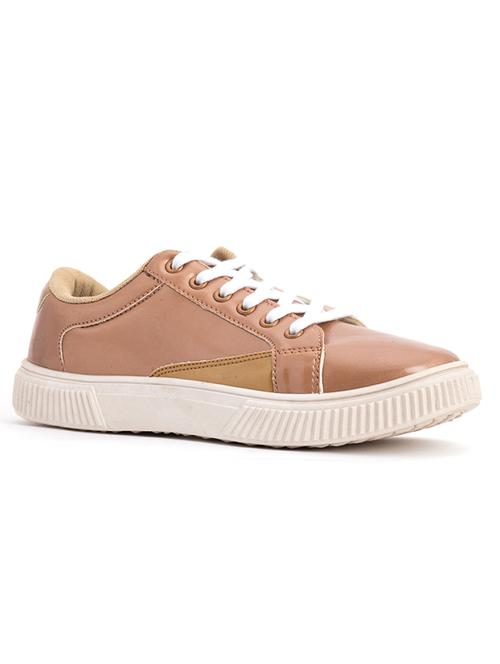 beige lace-up casual shoe - 18145305 - Very Small Image - 1