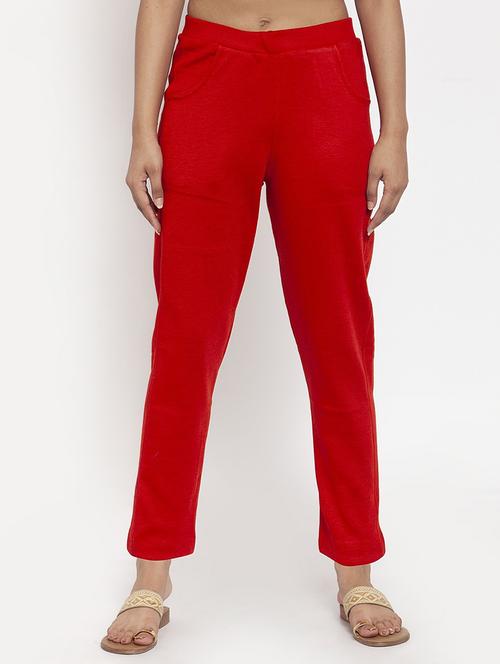 women solid ankle length pants - 18146275 - Very Small Image - 1