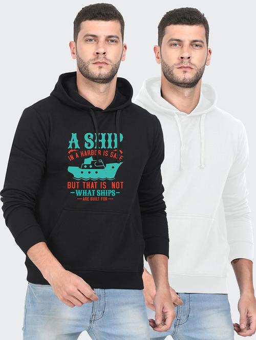 set of 2 chest printed sweatshirt - 18147310 - Very Small Image - 1
