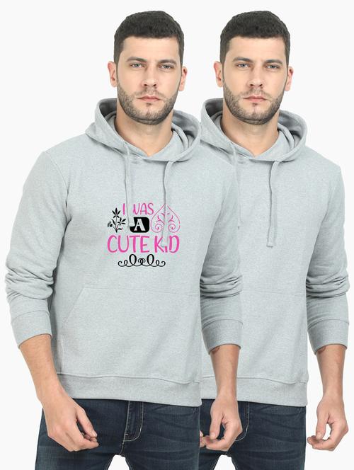 set of 2 printed sweatshirt - 18148718 - Very Small Image - 1