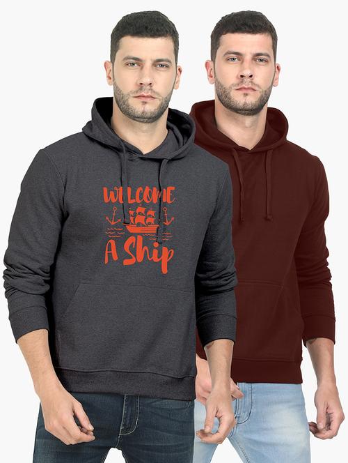 set of 2 hooded sweatshirt - 18149491 - Very Small Image - 1
