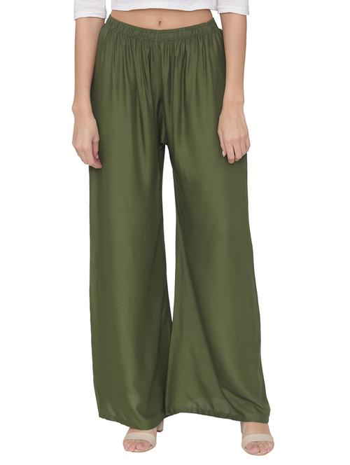 high rise flared palazzo - 18150928 - Very Small Image - 1