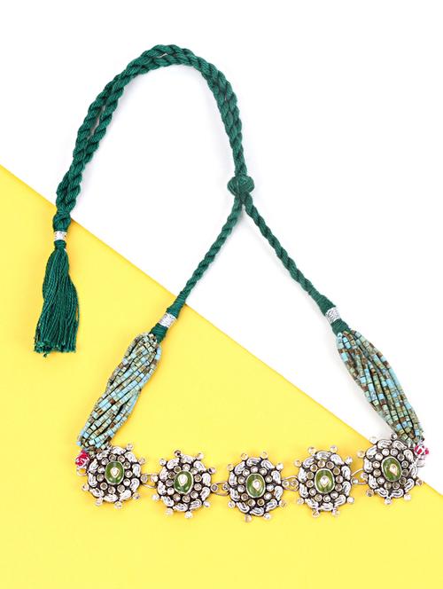 silver handcrafted necklace - 18151496 - Very Small Image - 1