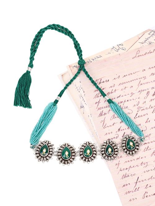 silver handcrafted necklace - 18151509 - Very Small Image - 1