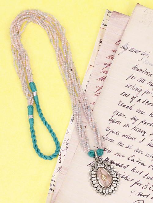 silver handcrafted necklace - 18151513 - Very Small Image - 1