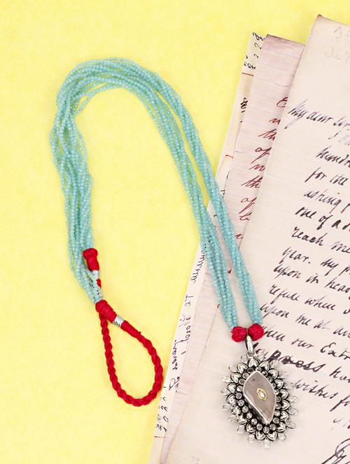 silver handcrafted necklace - 18151517 - Very Small Image - 1