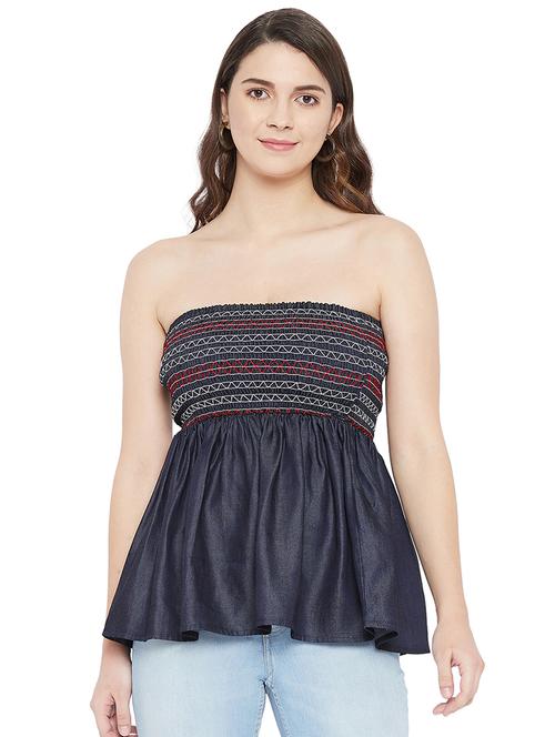 women's peplum off shoulder top - 18151732 - Very Small Image - 1