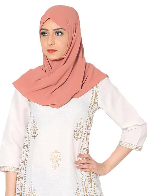 red chiffon stole - 18151809 - Very Small Image - 1