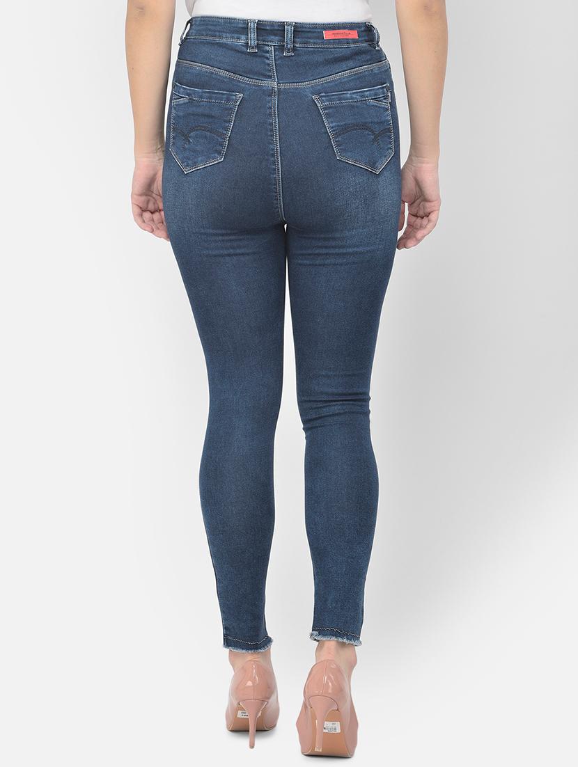 women's plain skinny fit jeans - 18152238 - Standard Image - 2