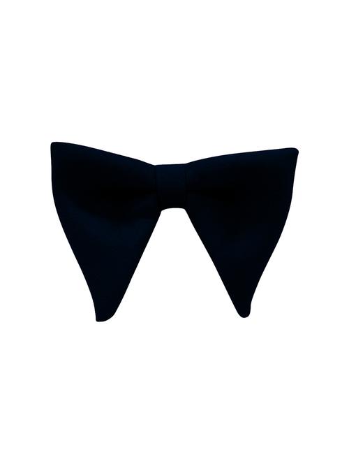 prussian blue cotton blend bow tie - 18153139 - Very Small Image - 1