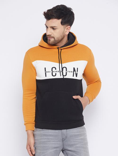 yellow chest-printed sweatshirt - 18153276 - Very Small Image - 1