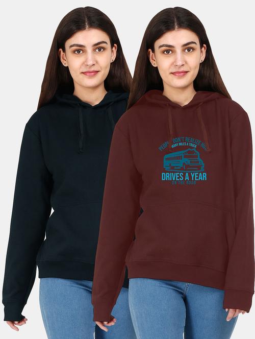set of 2 pcs hooded sweatshirt - 18156423 - Very Small Image - 1