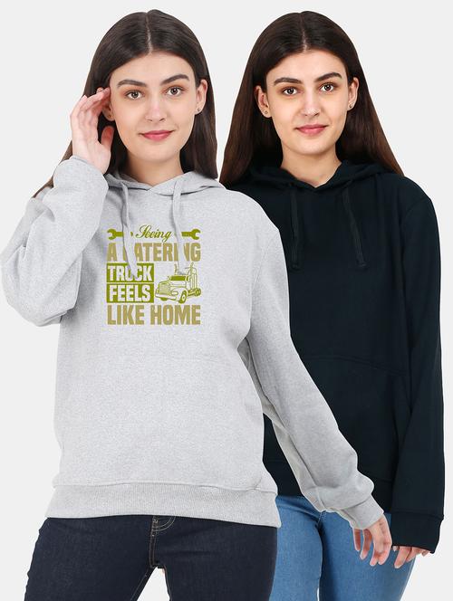 set of 2 pcs hooded sweatshirt - 18156530 - Very Small Image - 1