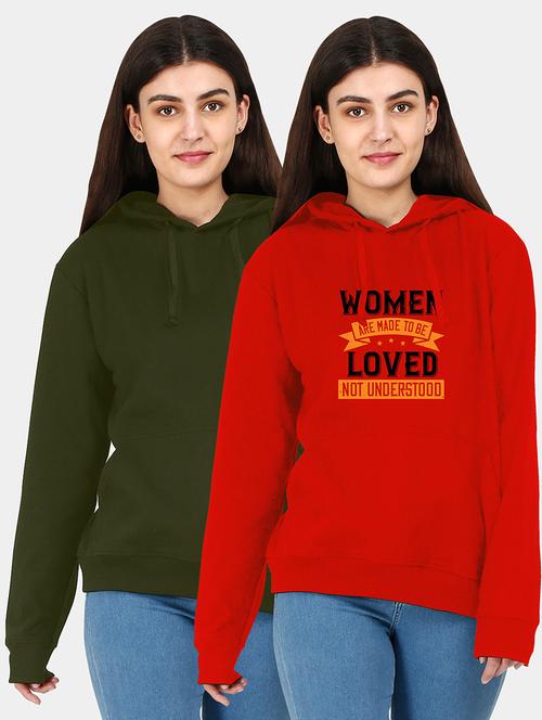 set of 2 pcs hooded sweatshirt - 18161074 - Very Small Image - 1