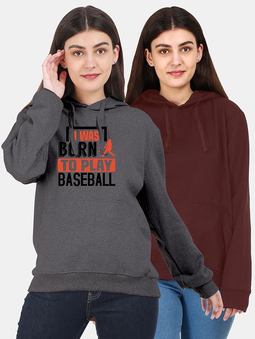 set of 2 pcs hooded sweatshirt - 18161222 - Very Small Image - 1