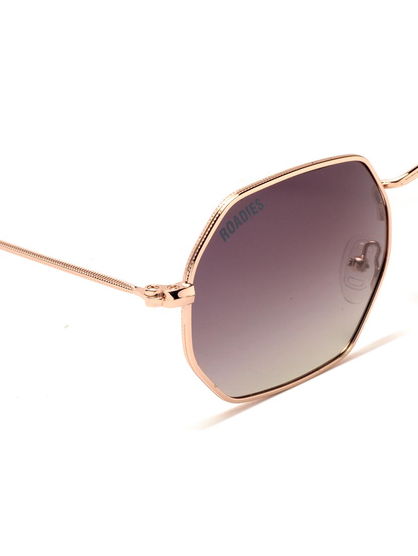 roadies rd-106-c5 octagonal polarised sunglasses uv400 - 18164382 - Standard Image - 4