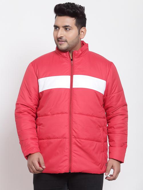 pink color-blocked quilted jacket - 18170405 - Very Small Image - 1