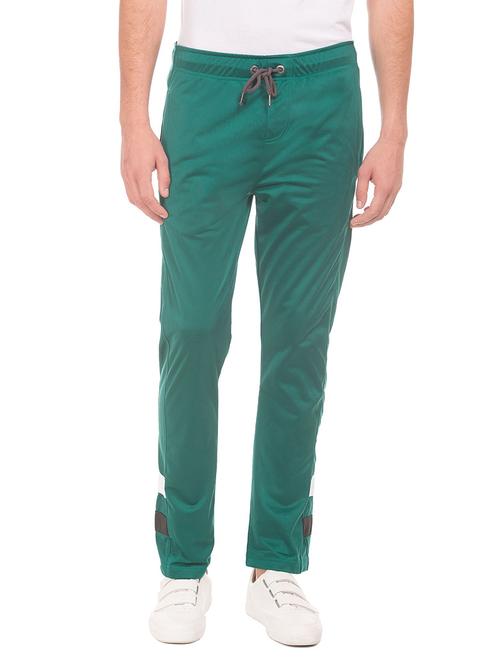 teal green solid jogger - 18171556 - Very Small Image - 1