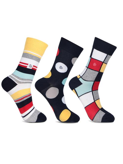 multi colored cotton above ankle length sock - 18171961 - Very Small Image - 1