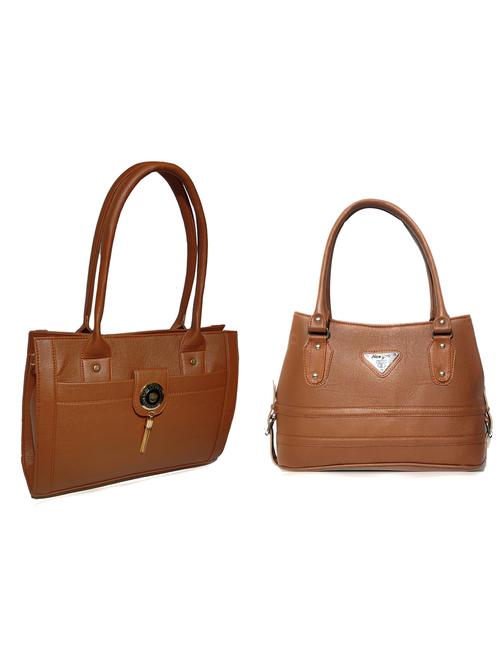 multi colored leatherette (pu) combo handbag - 18172149 - Very Small Image - 1