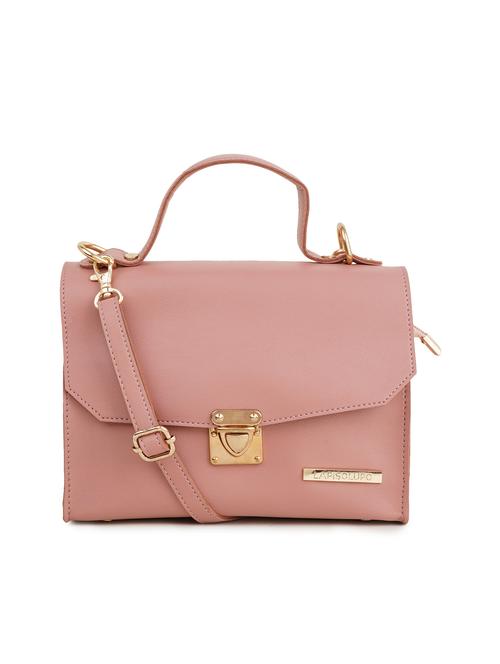 pink leatherette (pu) sling bag - 18173001 - Very Small Image - 1