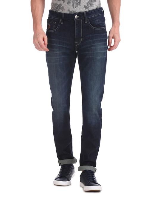 dark blue light-washed denim jean - 18173488 - Very Small Image - 1