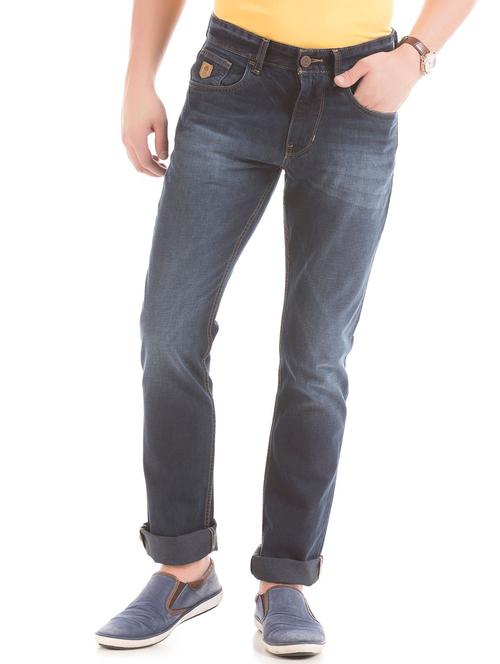 blue light-washed denim jean - 18173575 - Very Small Image - 1