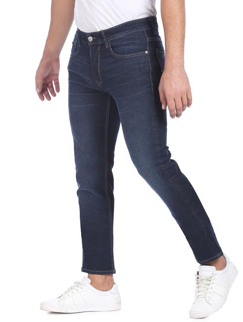 dark blue light washed denim jean - 18173599 - Very Small Image - 1