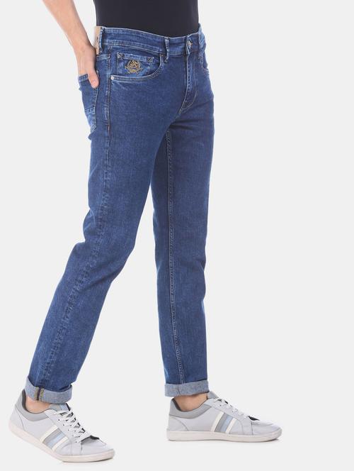 blue light washed denim jean - 18173832 - Very Small Image - 1