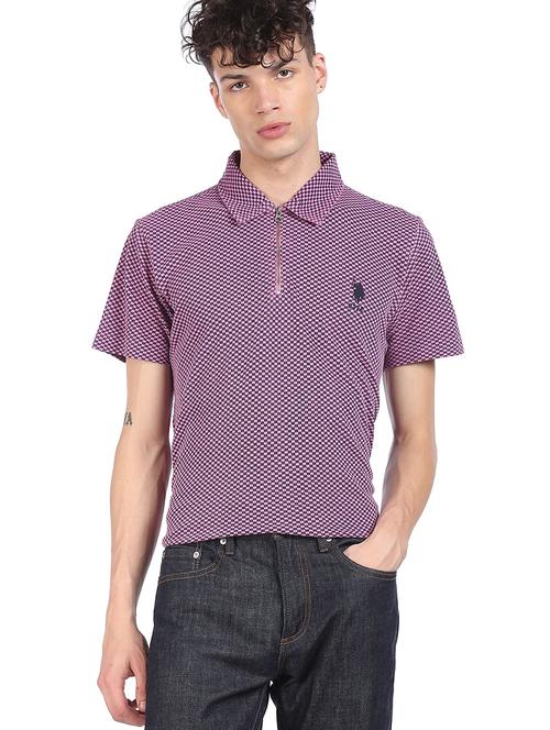 purple cotton t-shirt - 18174552 - Very Small Image - 1