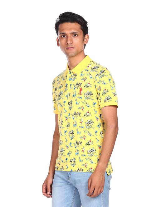 yellow cotton t-shirt - 18174676 - Very Small Image - 1