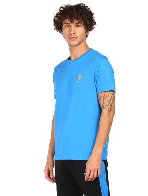blue solid t-shirt - 18174998 - Very Small Image - 1