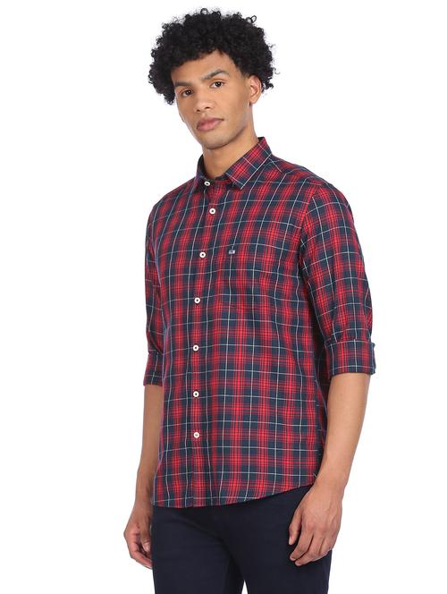 red checkered formal shirt - 18175295 - Very Small Image - 1