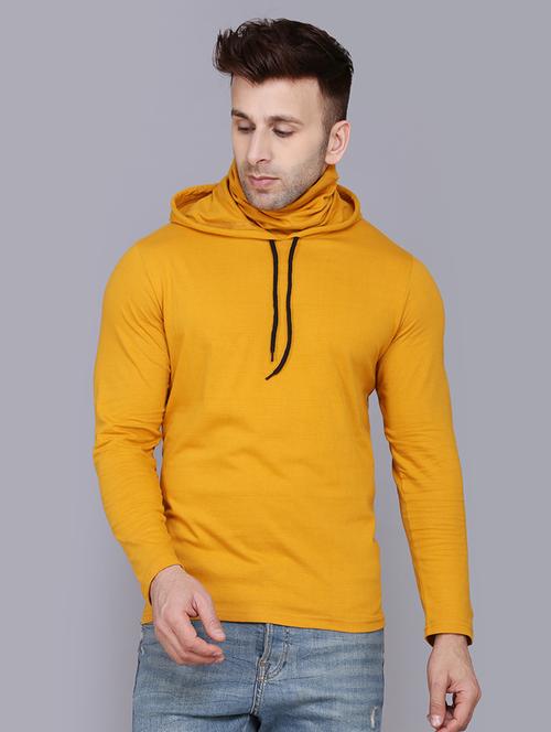 yellow  cotton blend t-shirt - 18176839 - Very Small Image - 1