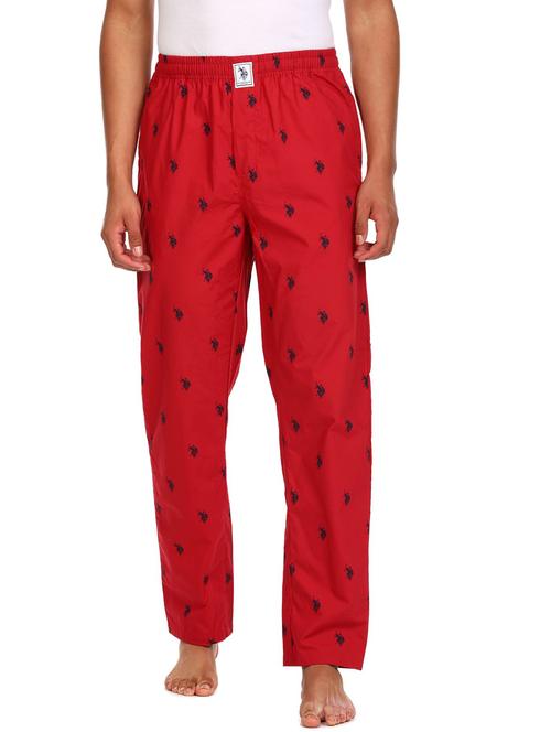 red printed loungewear - 18176980 - Very Small Image - 1
