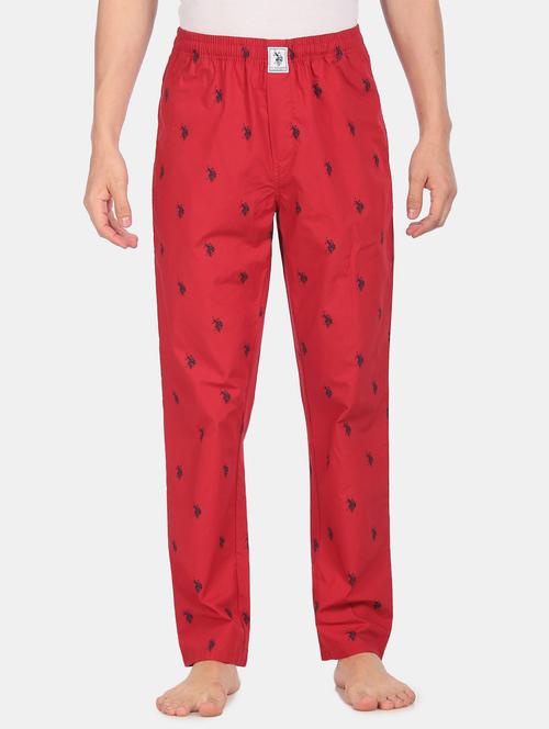 red printed loungewear - 18176985 - Very Small Image - 1