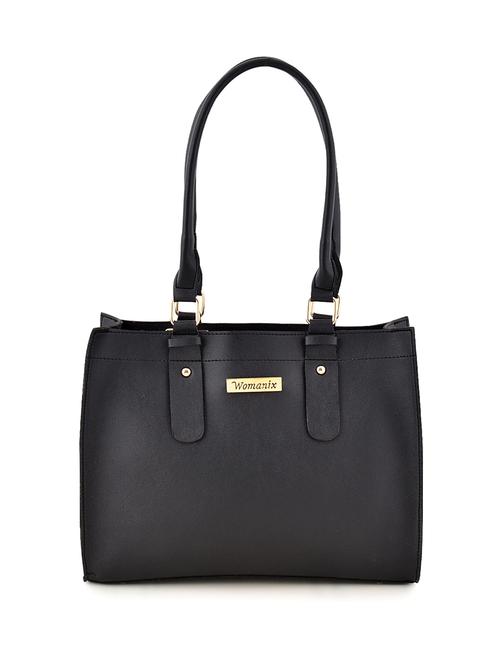 Black Leatherette (pu) Handbag - 18178950 - Very Small Image - 1