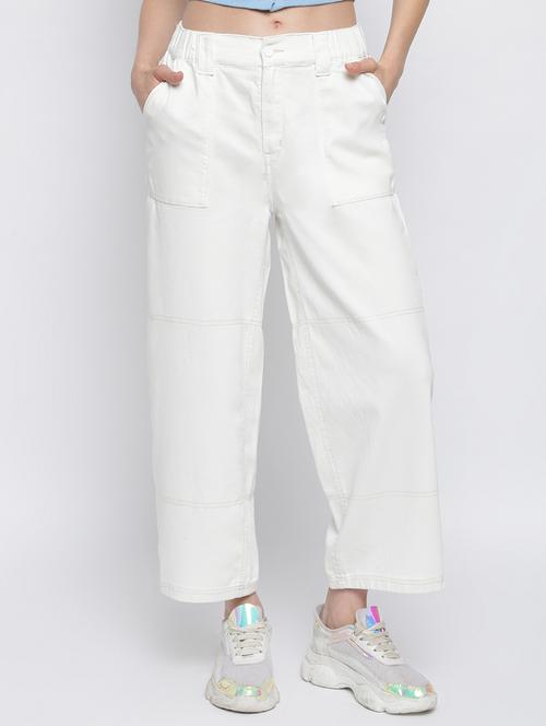 mid rise solid jean - 18180222 - Very Small Image - 1