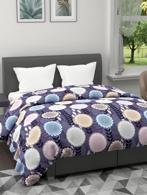 austin all-weather ac double quilt-comforter [120gsm micro-silk filling & soft-touch fabric] -1pc double size - 18181716 - Very Small Image - 1